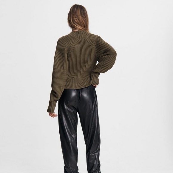 NWOT rag & bone Oakes Wool Mock Neck - Picture 5 of 11